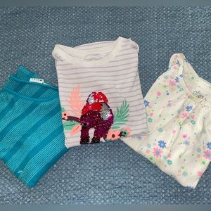 Girls size 10/12 shirt bundle, 1 new w/tags, 1 EUC, 1 new wo/tags